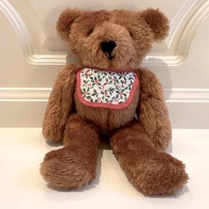 1984 Hallmark Bo-Bo Bear Christmas Holiday Plush